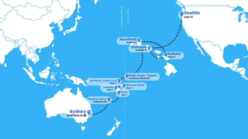 NomadCruise Trans Pacific USA to Australia 2025